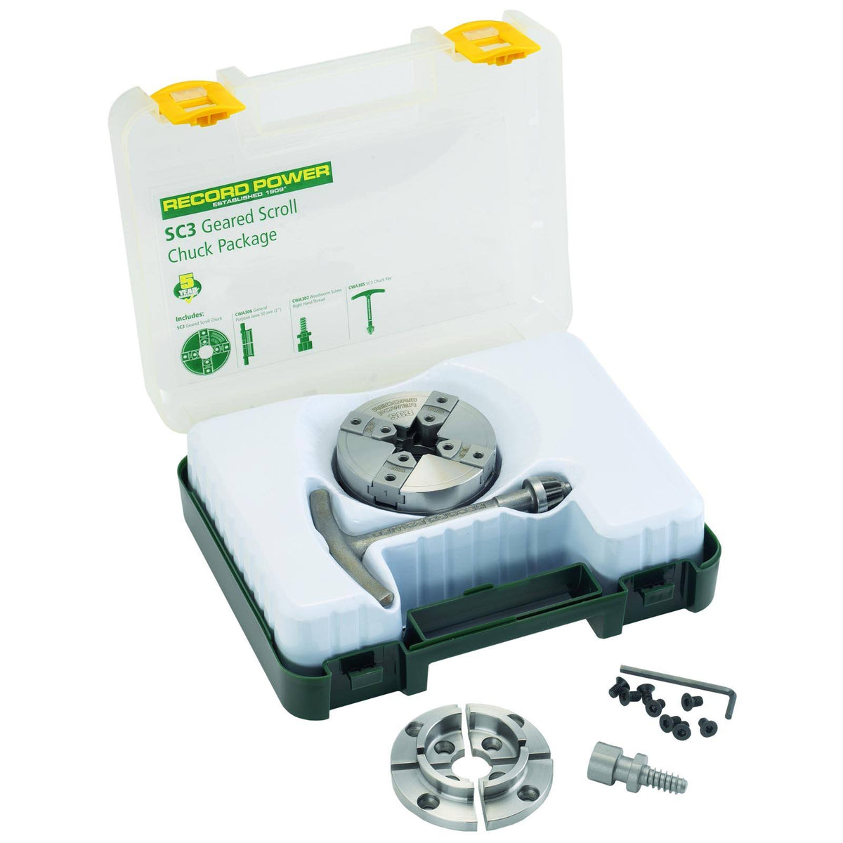 3/4-Inch x 16 Thread Precision Faceplate Package A9386