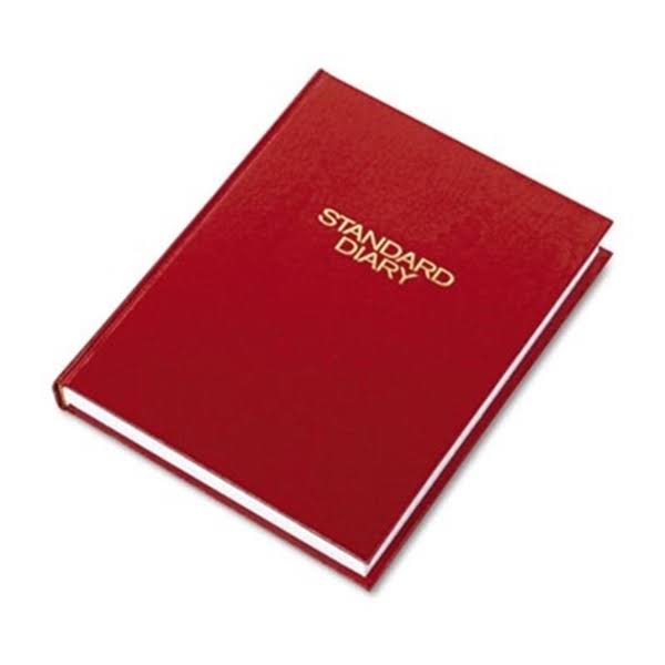 Red Recycled Daily Diary P268