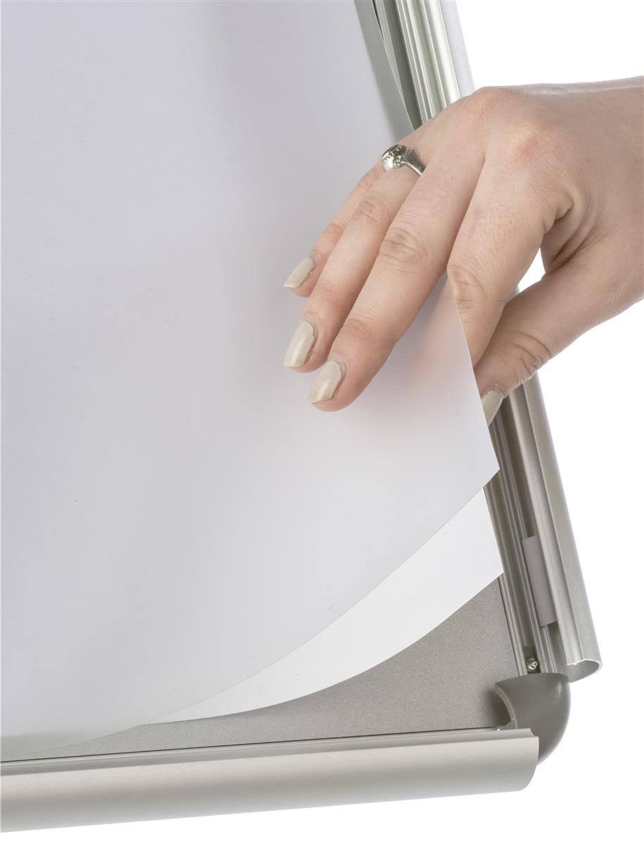 Silver Snap Open Floor Sign Stand Z353534