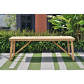 Rectangular Teak Patio Dining Table T8663