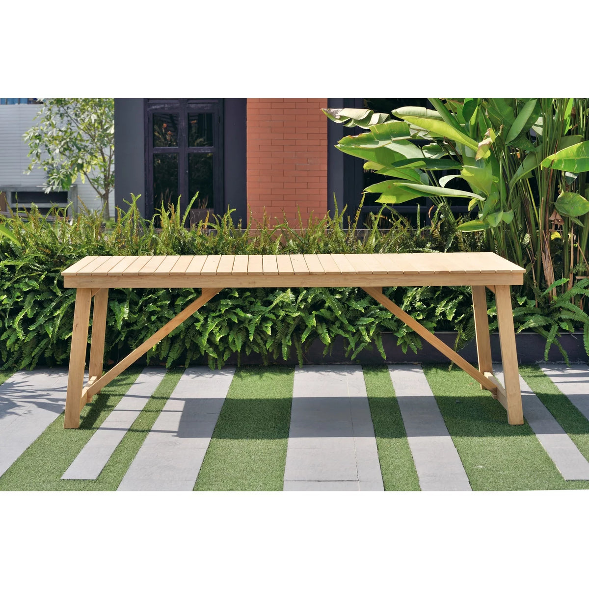 Rectangular Teak Patio Dining Table T8663
