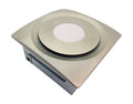 Satin Nickel Bathroom Fan with Light and Sensor L748197