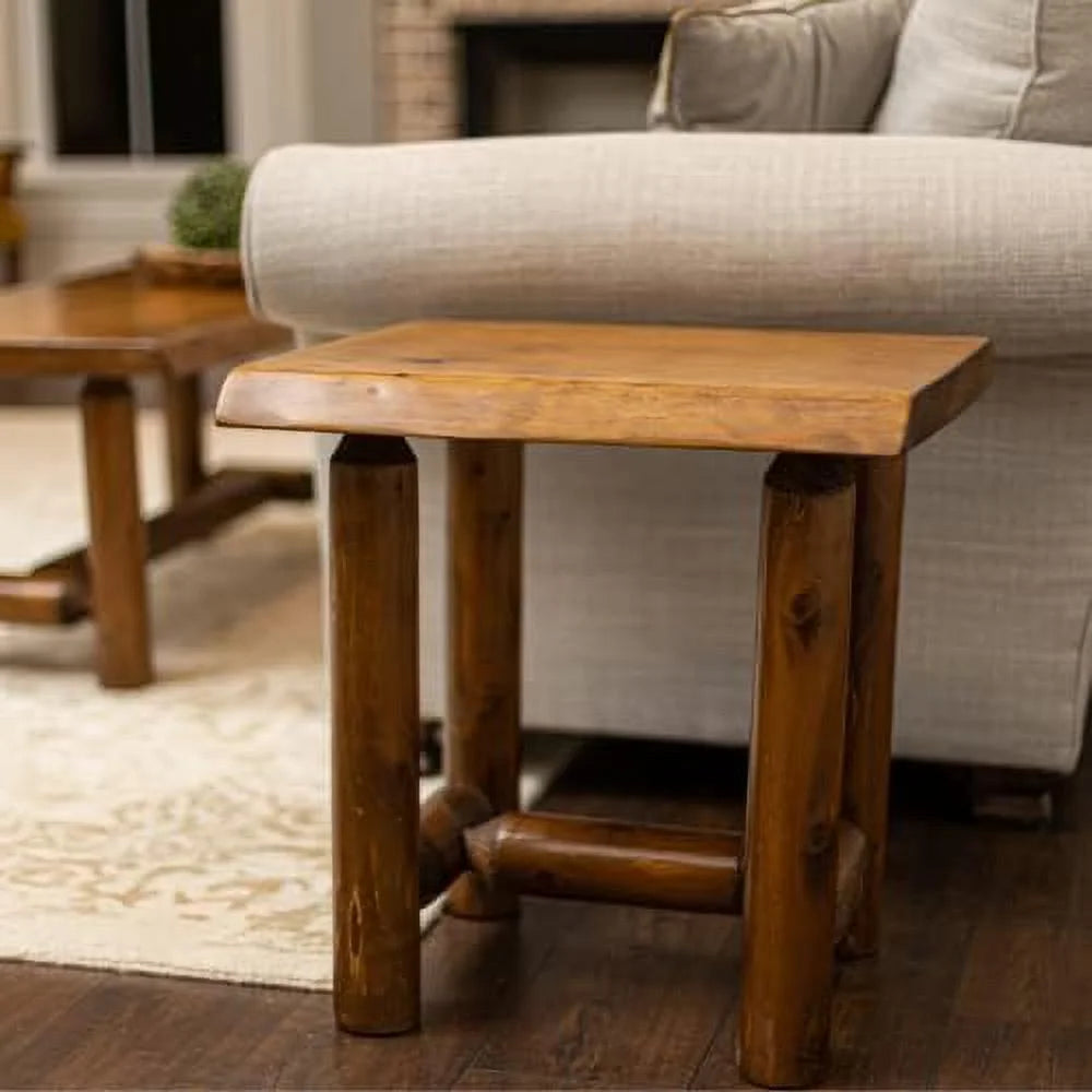 Live Edge Wood End Table H852950