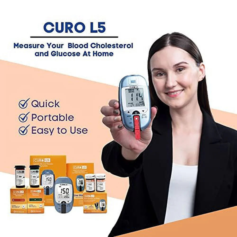 Digital Cholesterol Test Kit with 10 Strips F236342