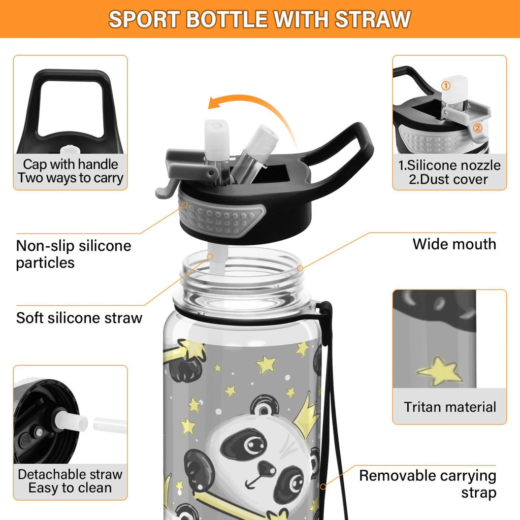 32oz Tritan Water Bottle with Straw T96263