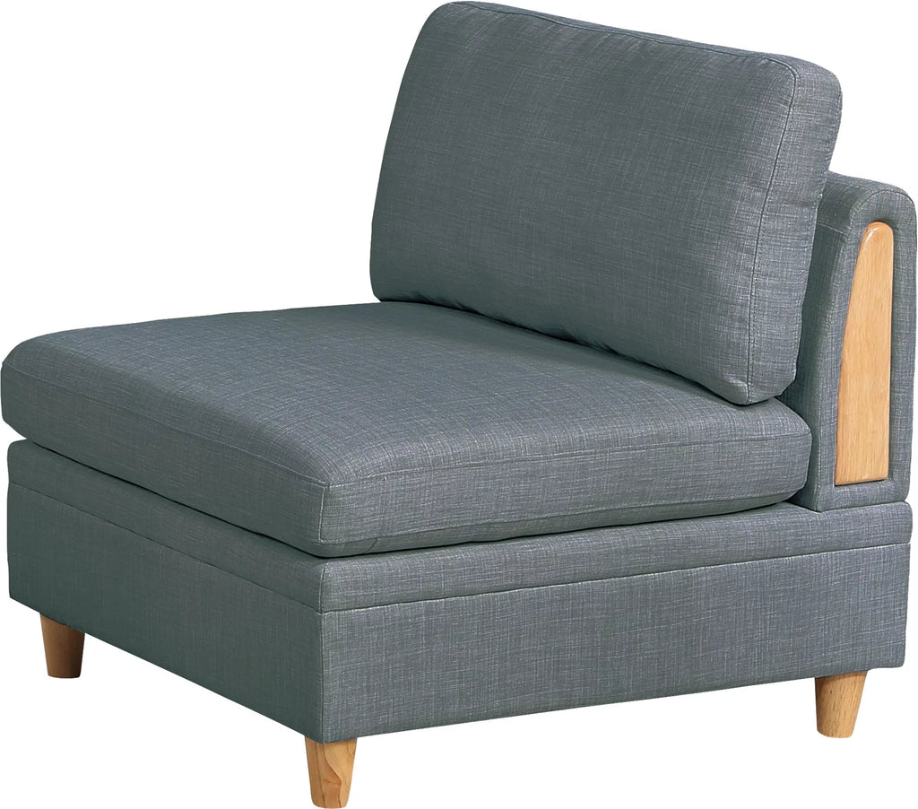 8pc Sectional Set Armless Chair Ottoman Wedge Couch V720406