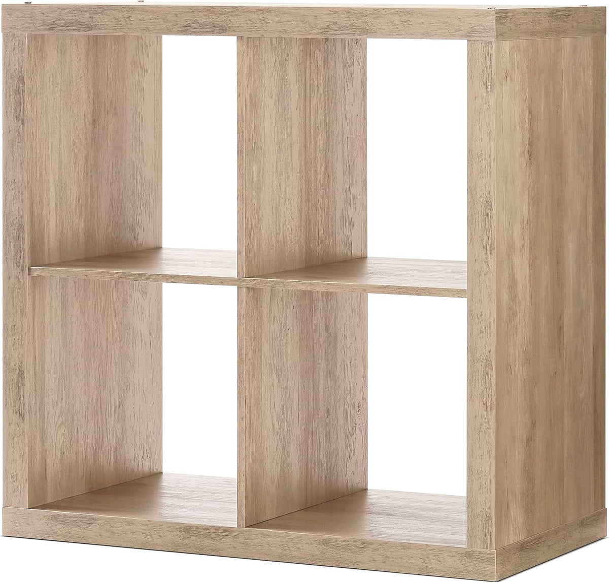 White 4-Cube Bookshelf Storage Cabinet J3094