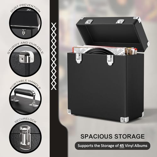 Waterproof Vinyl Record Storage Box Y1432