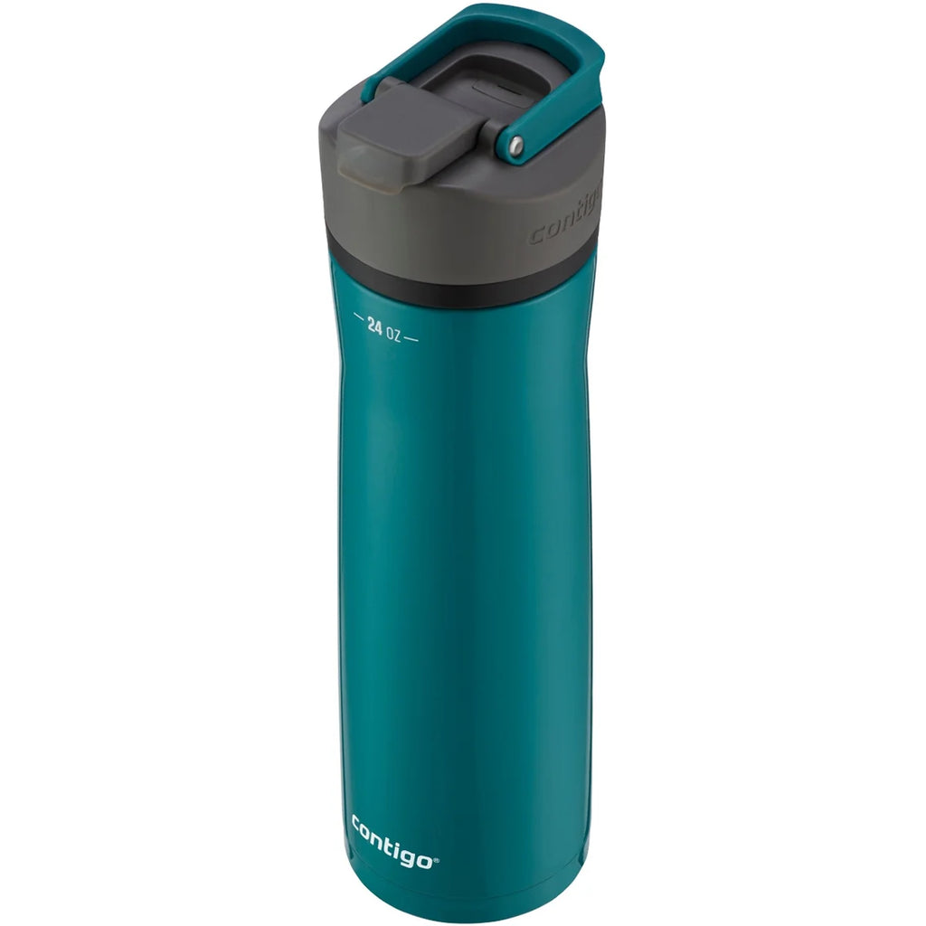 Stainless Steel Vacuum-Insulated Water Bottle with Spill-Proof Lid Q3325
