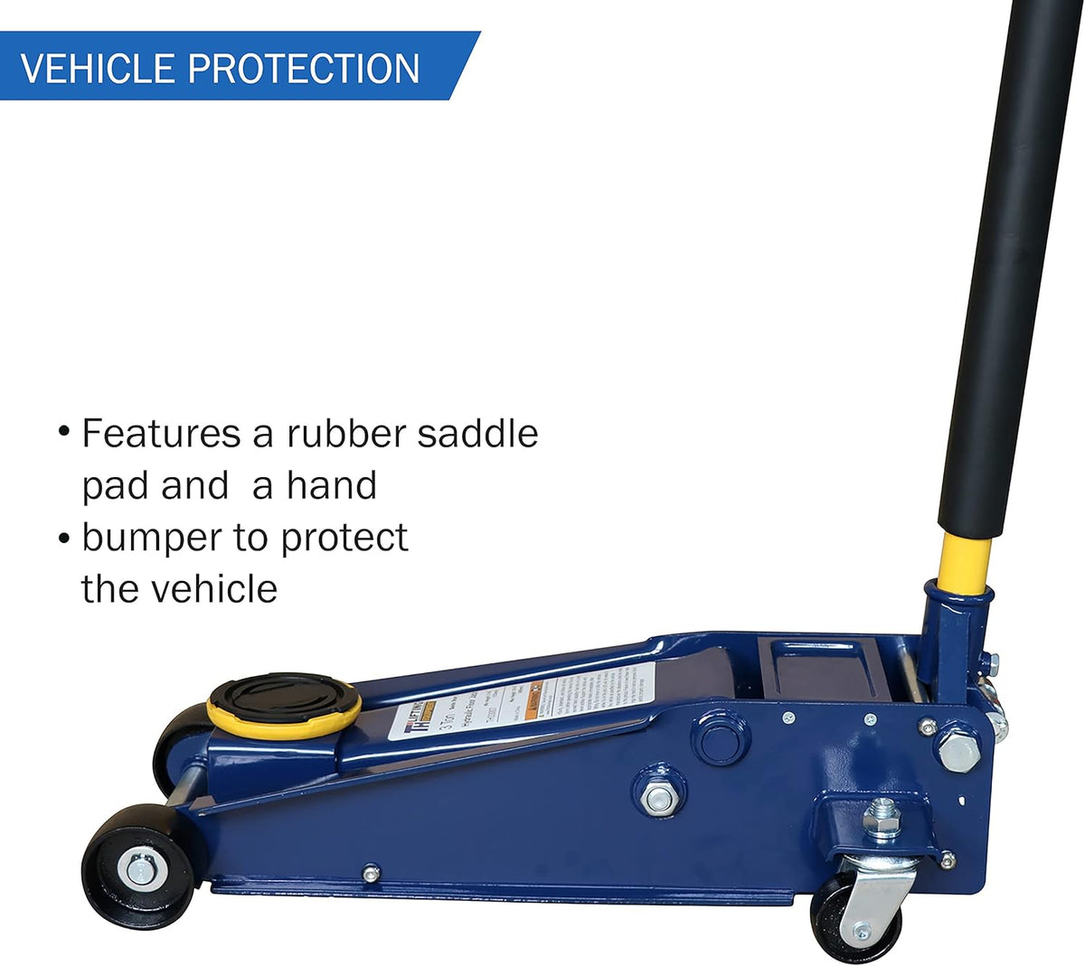 3 Ton Heavy-Duty Steel Hydraulic Floor Jack with Double Pumps T63413