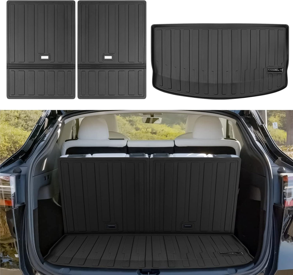 TPE Waterproof Cargo Liner for 7 Seat Model Y C398