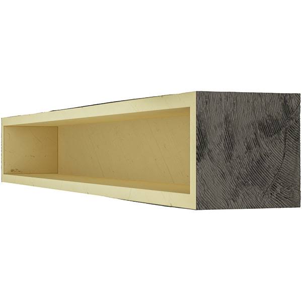 Hand Hewn Faux Wood Fireplace Mantel H309