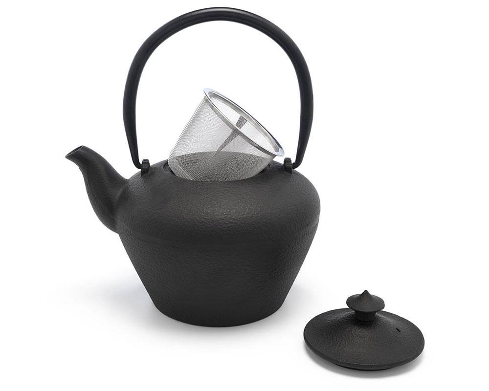 1 LITER Black Cast Iron Teapot P743255