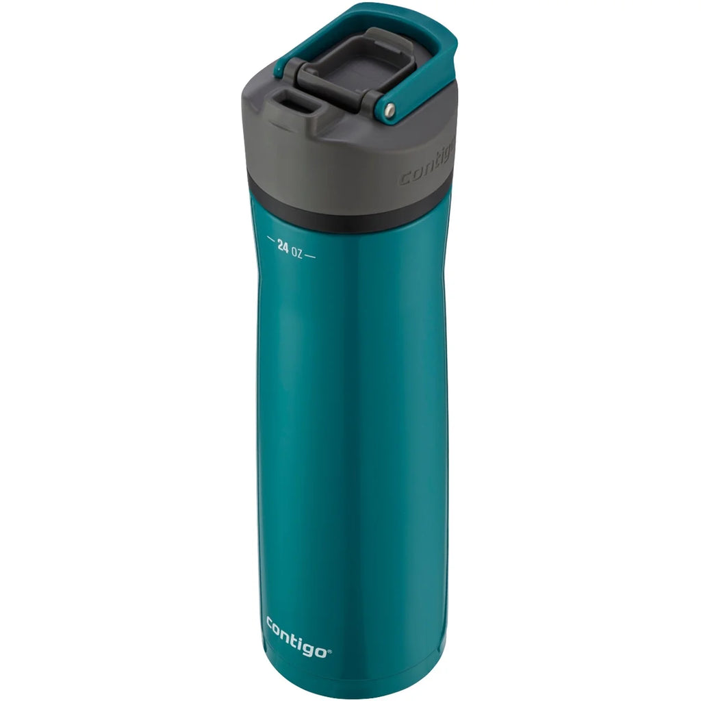 Stainless Steel Vacuum-Insulated Water Bottle with Spill-Proof Lid Q3325
