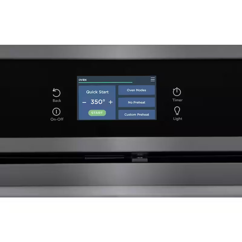 30 in. Single Electric Built-In Wall Oven with Total Convection in Black Stainless Steel Y418871