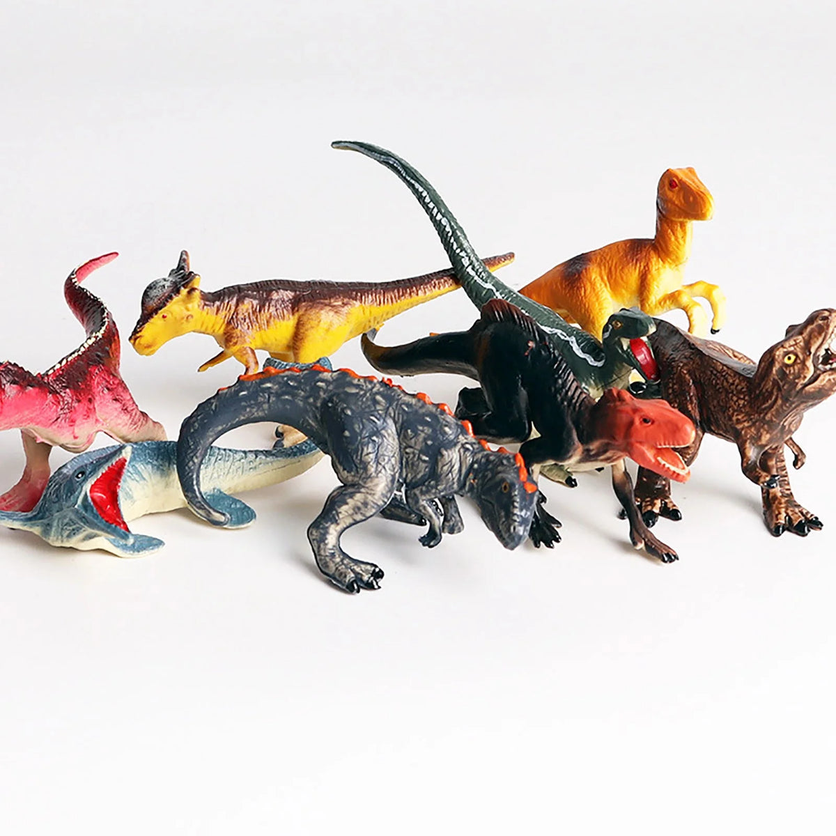 8PCS Simulation Dinosaur Toy O337308