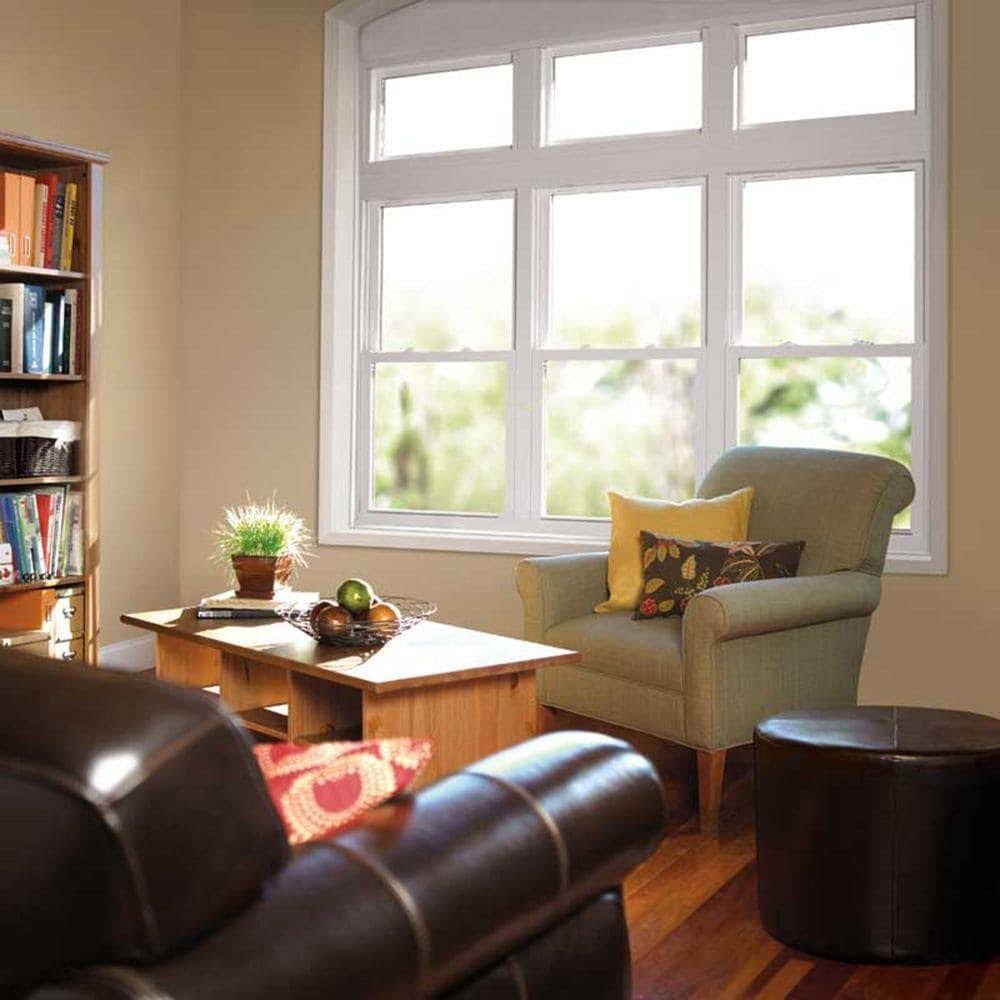 33.75 in. x 65.25 in. White Vinyl Double Hung Window F967