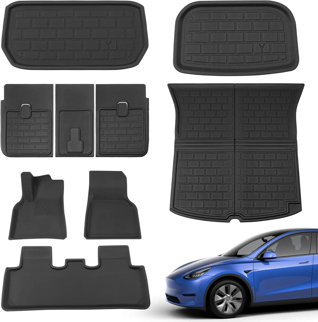 TPR Trunk Mat Cargo Liner Set of 9 V6655