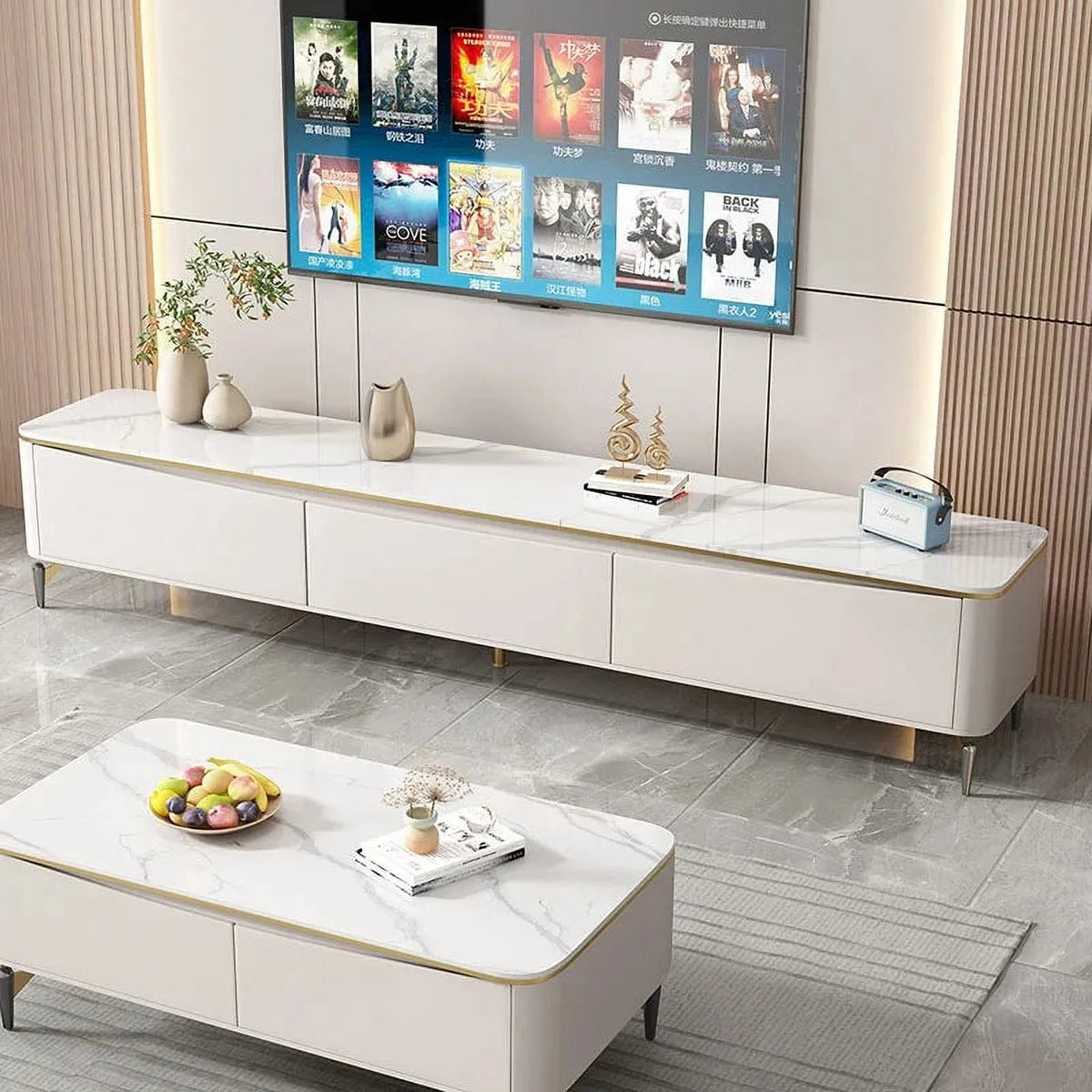 Tv Stand Cabinet Media Console Q6652