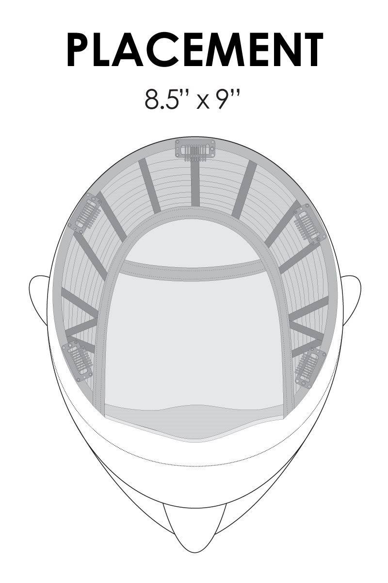 Synthetic 12x22 Hair Toppers C781