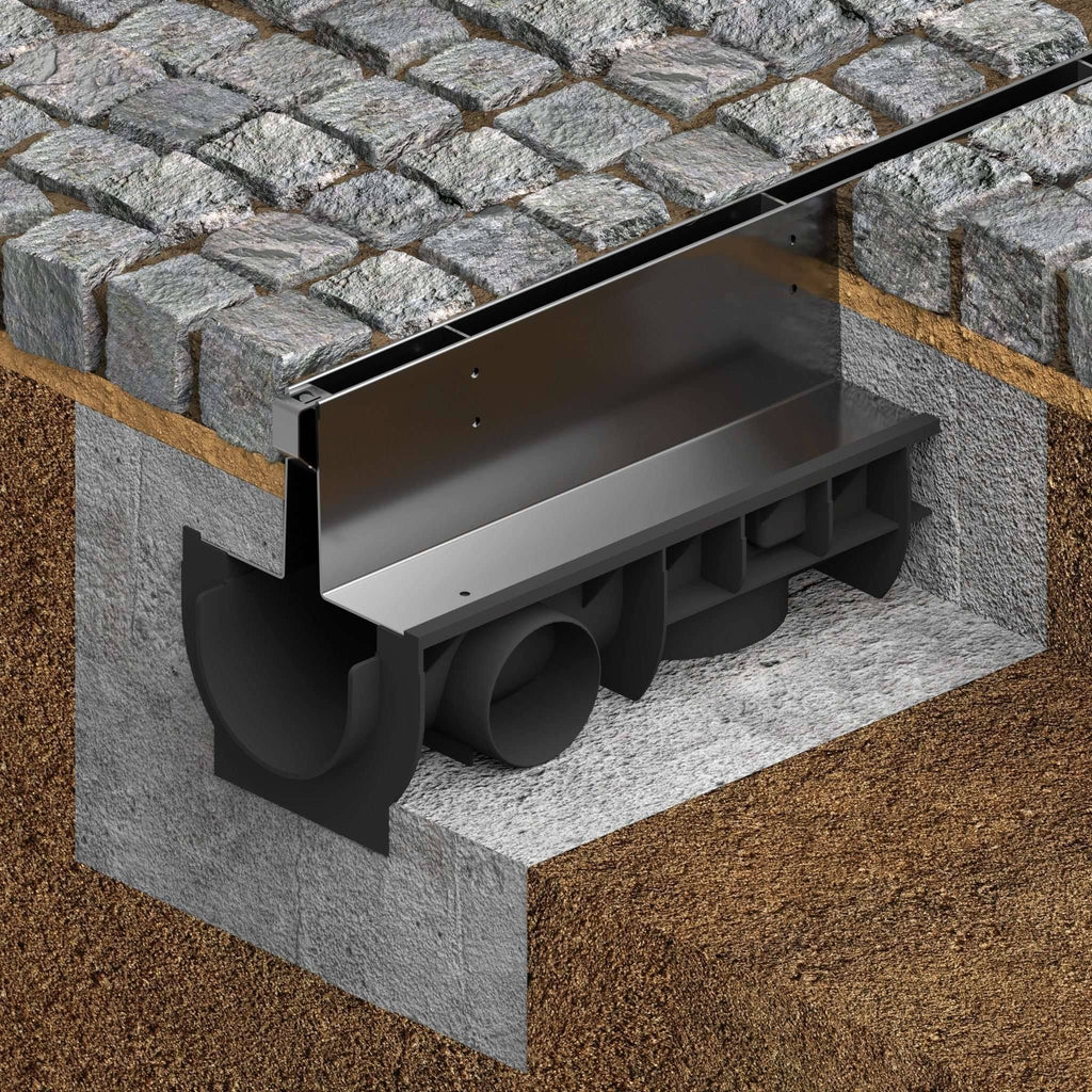Stainless Steel 6 inch Slot Drain System L576227