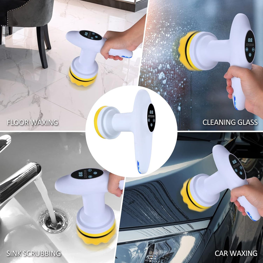 12V 4'' Cordless Car Buffer Polisher Kit with 6 Variable Speeds D75327