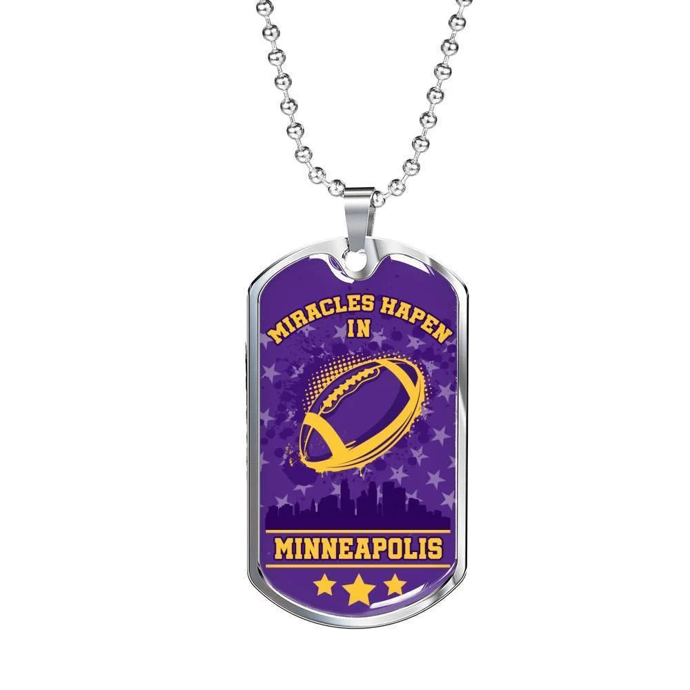 Stainless Steel or 18k Gold Dog Tag Necklace O702