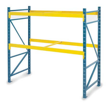 Blue Pallet Rack Upright Frame E204785