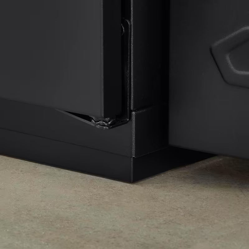Heavy Duty 20-Gauge Steel Freestanding Garage Cabinet in Black B7506