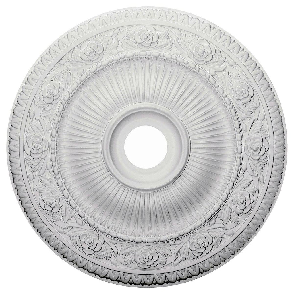 24 1/4x22OD x 3 7/8x22ID x 2x22P Hand-Painted Bronze Ceiling Medallion I775