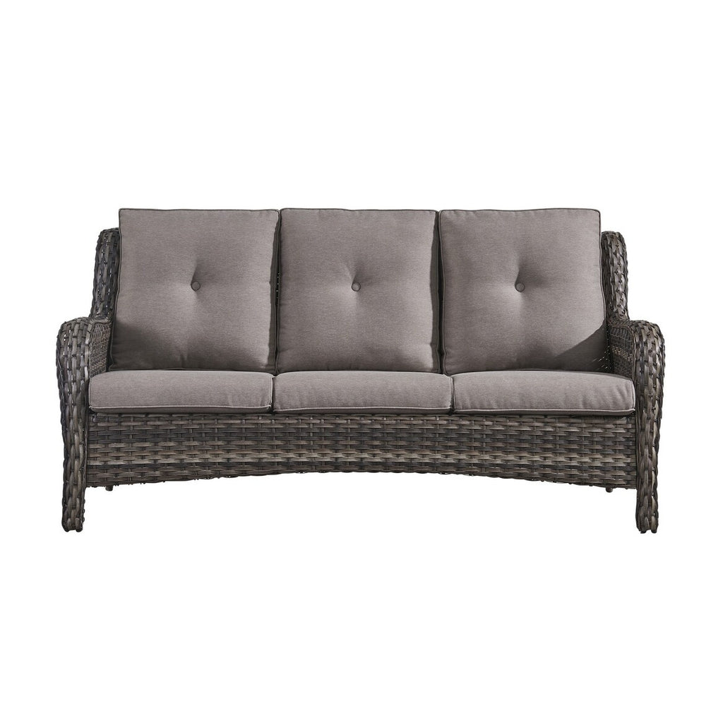 Rattan Wicker Sectional Sofa Set with Ottomans M88560