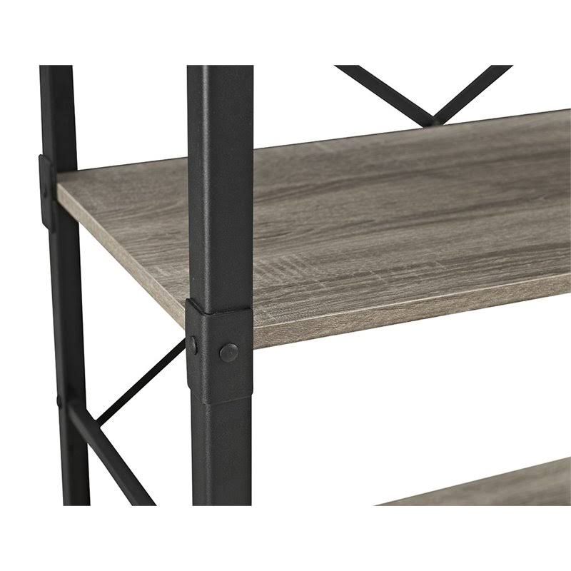 4 Shelf Bookcase in Driftwood R1487