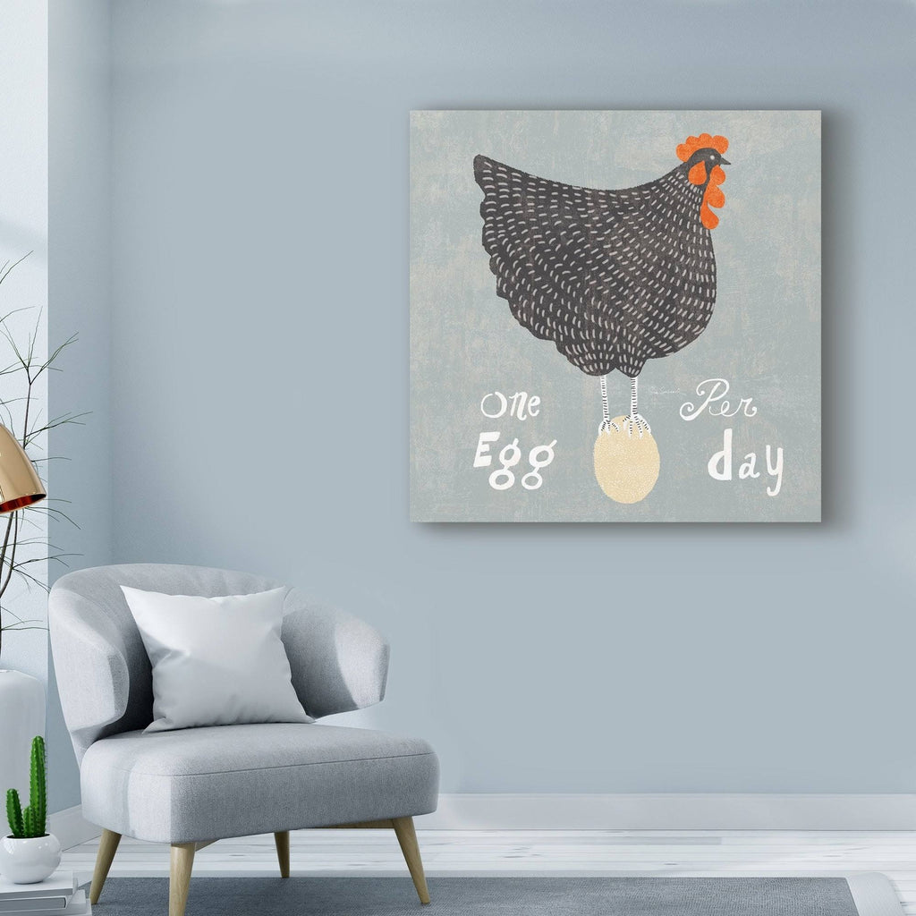 Fresh Eggs II Canvas Art D808