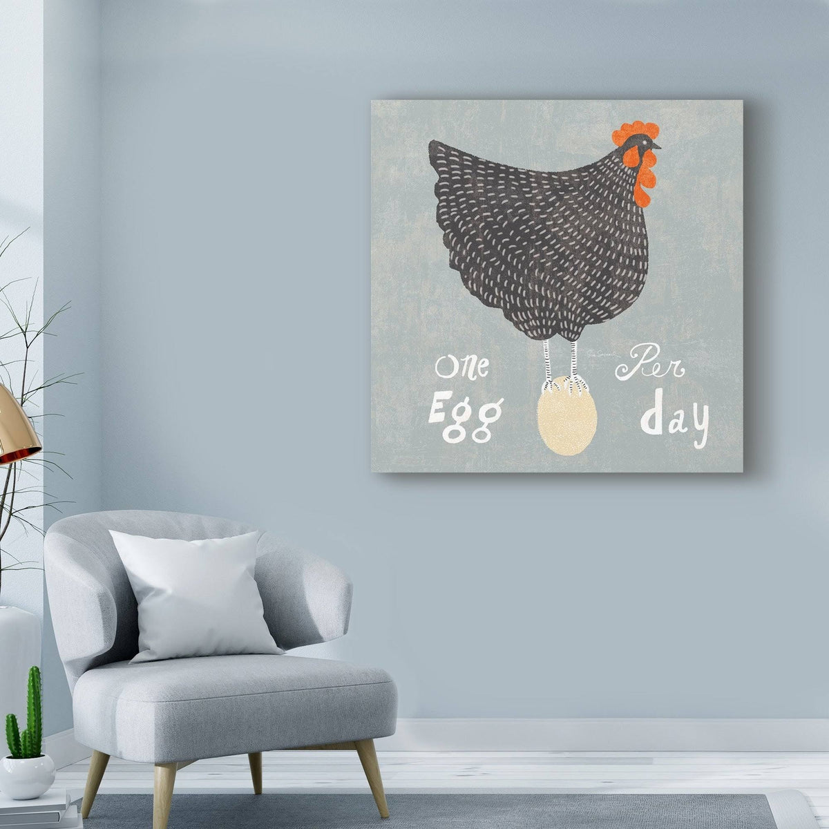 Fresh Eggs II Canvas Art D808