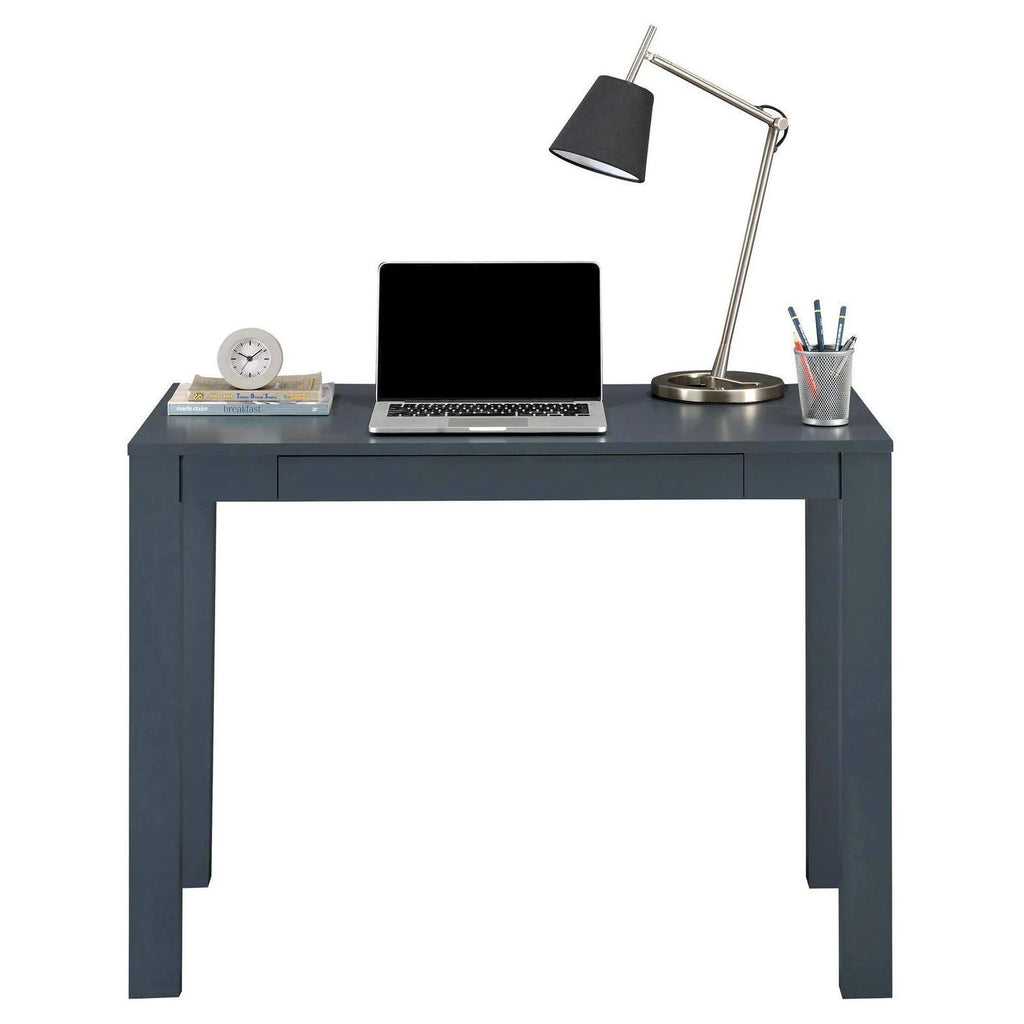 Gray Wood Writing Desk with Drawers G346490