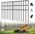 25 Pack 17in No Dig Rustproof Metal Garden Fence H190702