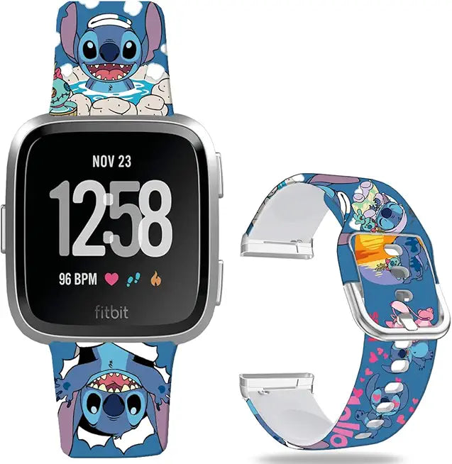 Pink Silicone Couple Bands Compatible With Fitbit Versa 2/Lite/SE A698216