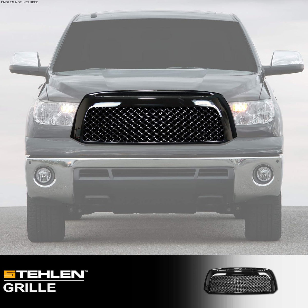 Black Mesh Front Hood Bumper Grille Q776