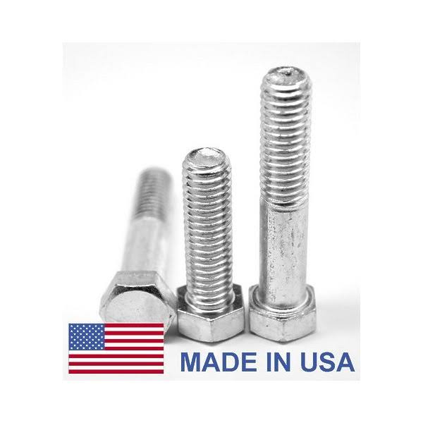 0.63-11 x 2 Coarse Threaded Grade 5 Hex Cap Screw, USA Alloy Steel, Yellow Cadmium Plated, 100 Piece W118