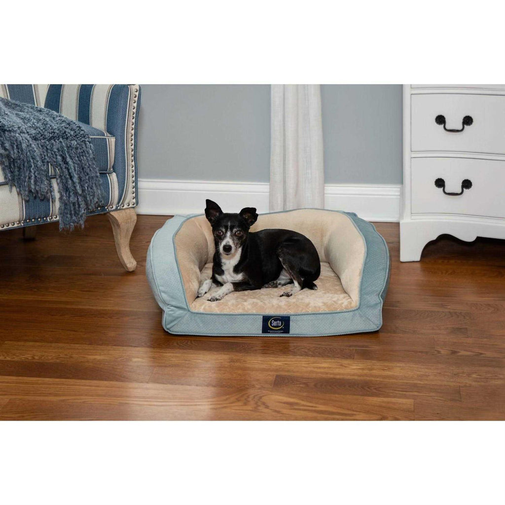Quilted Orthopedic Bolster Dog Bed W32342
