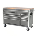 52 in. Gloss Gray Mobile Workbench Tool Chest V9606