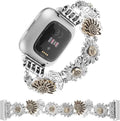 Stretchy Metal Bracelet Bands Compatible with Fitbit Versa 2 / Versa / Versa Lite X26730