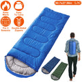 Royal Blue Backpacking Sleeping Bag with Carry Bag X7592