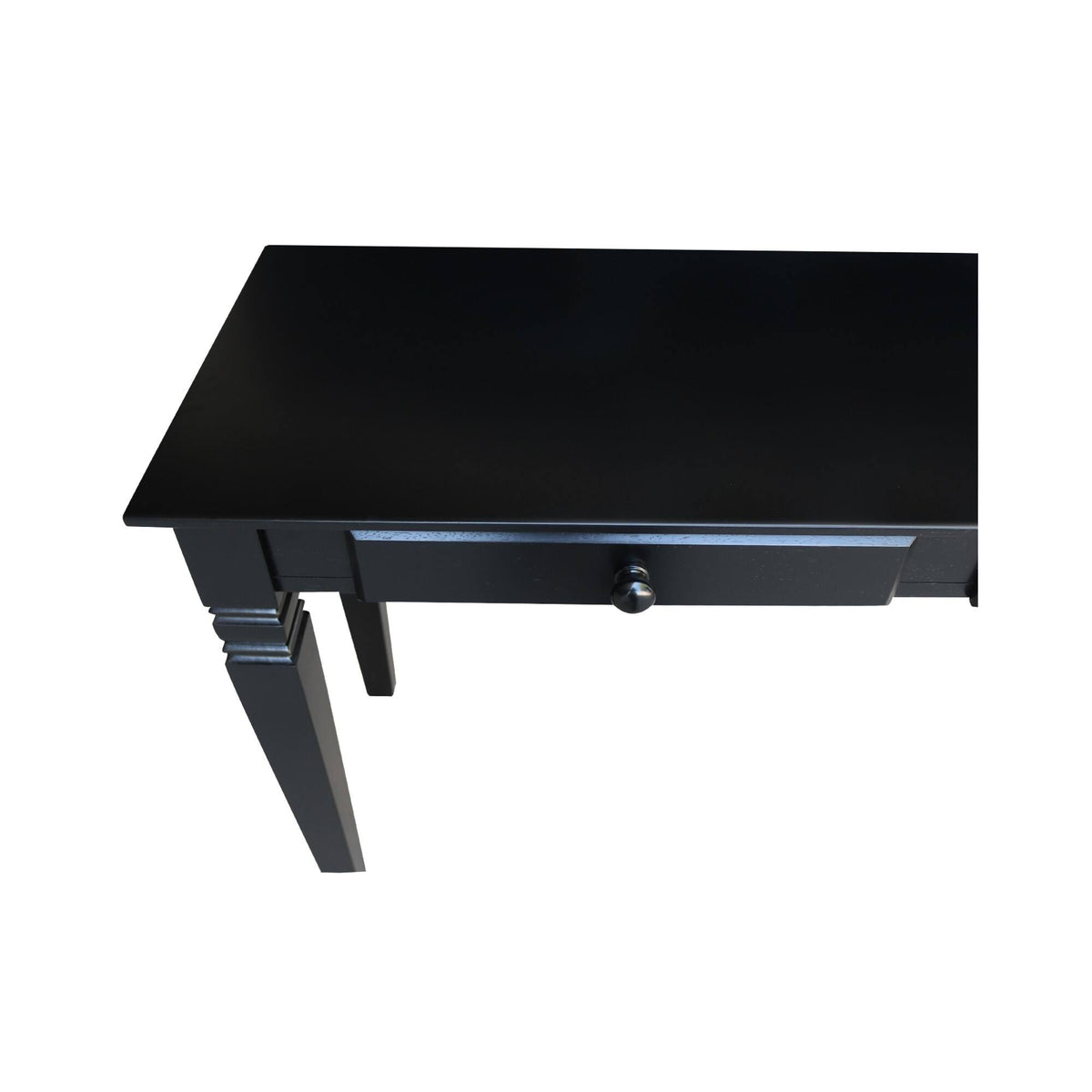 Black Console Table with 2 Drawers P455257
