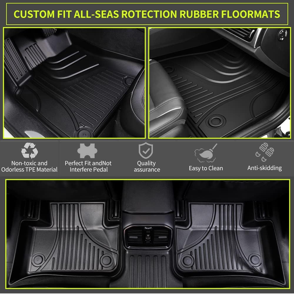 Black TPE Car Floor Liners H39897