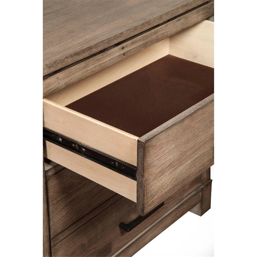 6 Drawer Mahogany Wood Dresser N940