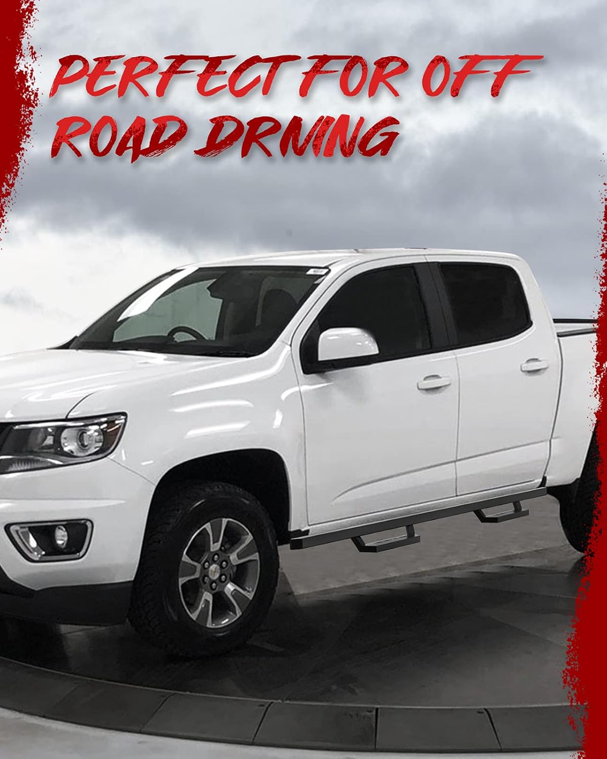 5 Inches Side Steps Nerf Bars Running Boards for Crew Cab N69744