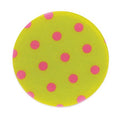Green or Pink Dots Silicone Trivet - Pack of 3, Size: 8.25 D x 12.125 W x 0.125 H W9972