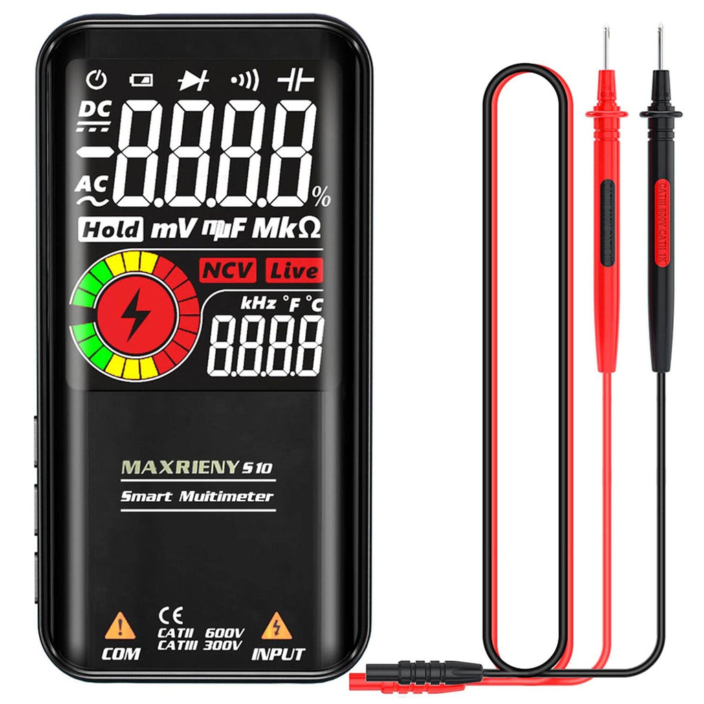 Rechargeable Smart Multimeter with EMF Detector, Pack of 2 W505484