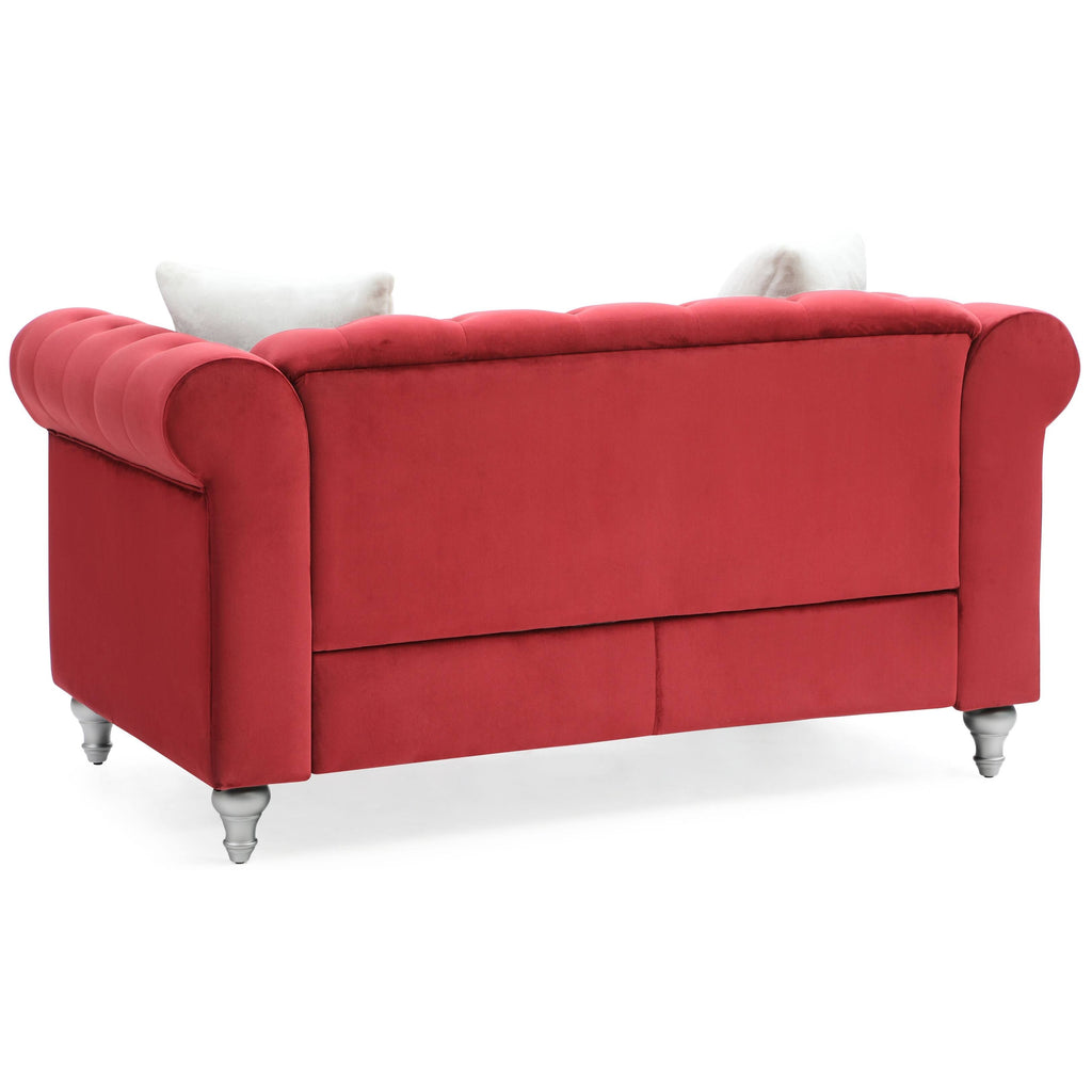 Black Velvet Loveseat N732282